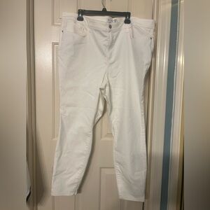 Athleta Sculptek white skinny jeans. Size 26X NWOT
